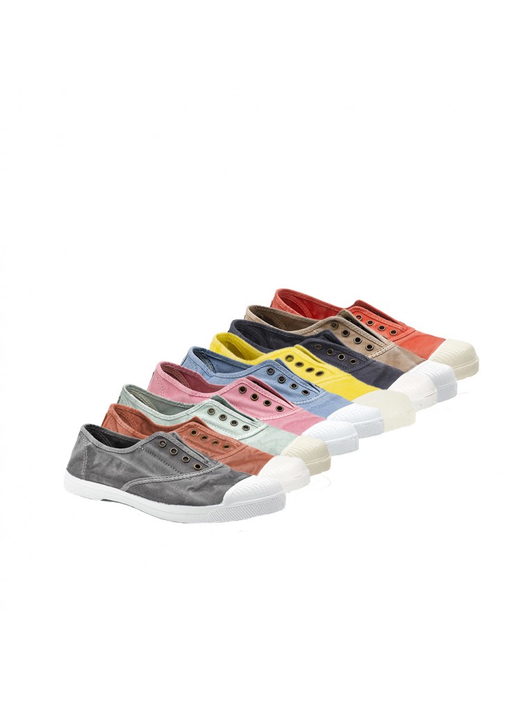 Zapatillas lona natural world hotsell