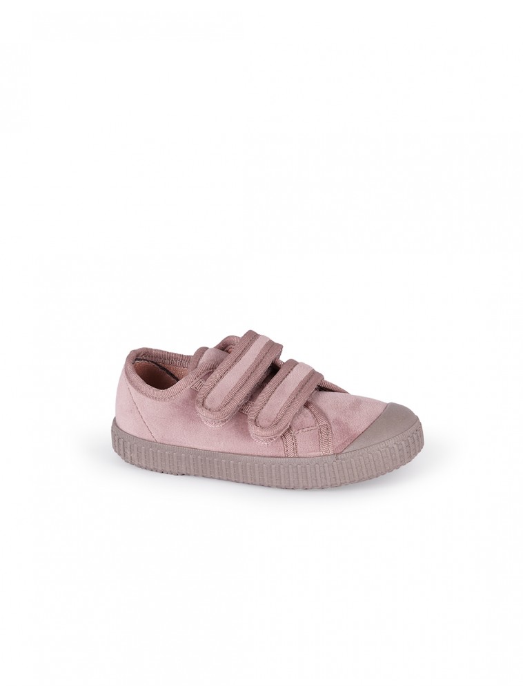 Zapatillas VICTORIA Clásicas Lona Rosa Niña