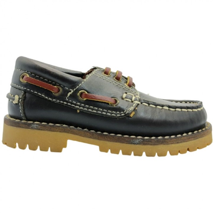 Zapatos Náuticos de Piel para Niño