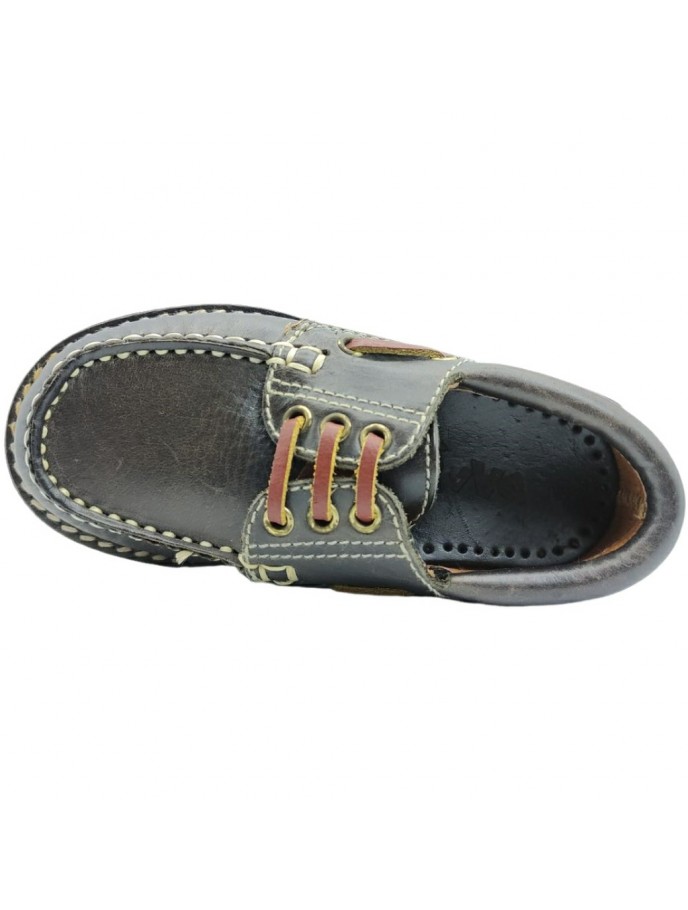 Zapatos Náuticos de Piel para Niño