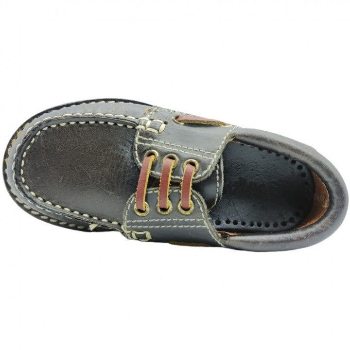 Zapatos Náuticos de Piel para Niño