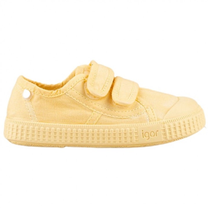 Zapatilla de lona Berri Velcro Igor al tono