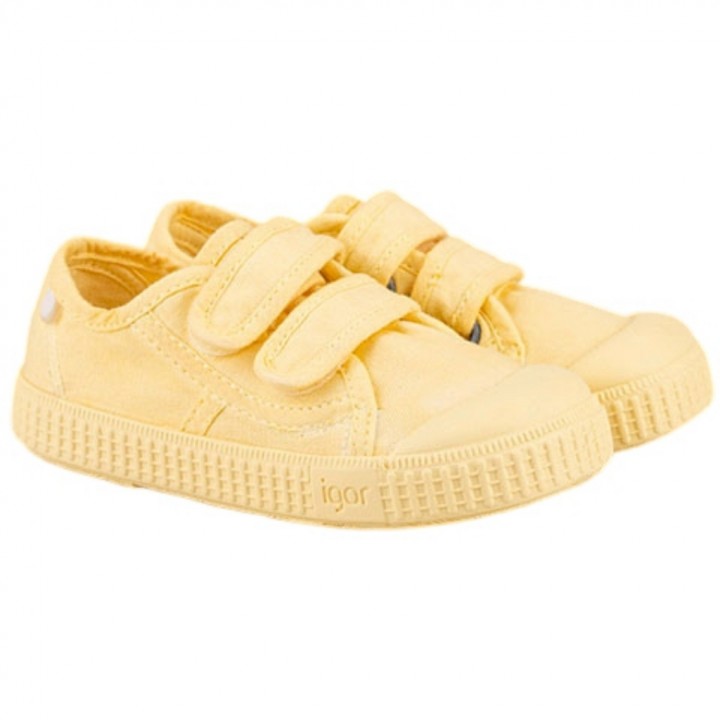 Zapatilla de lona Berri Velcro Igor al tono