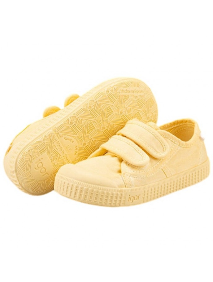 Zapatilla de lona Berri Velcro Igor al tono