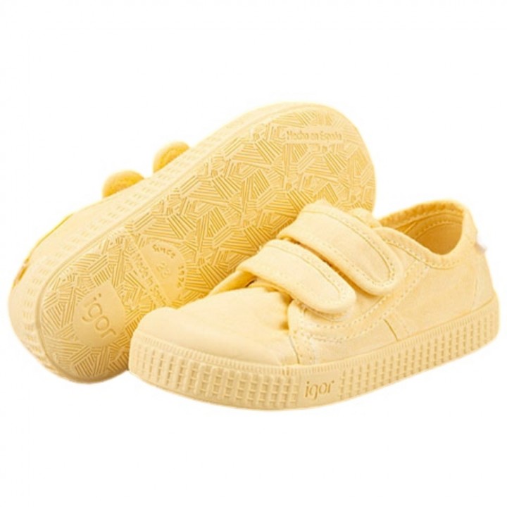 Zapatilla de lona Berri Velcro Igor al tono