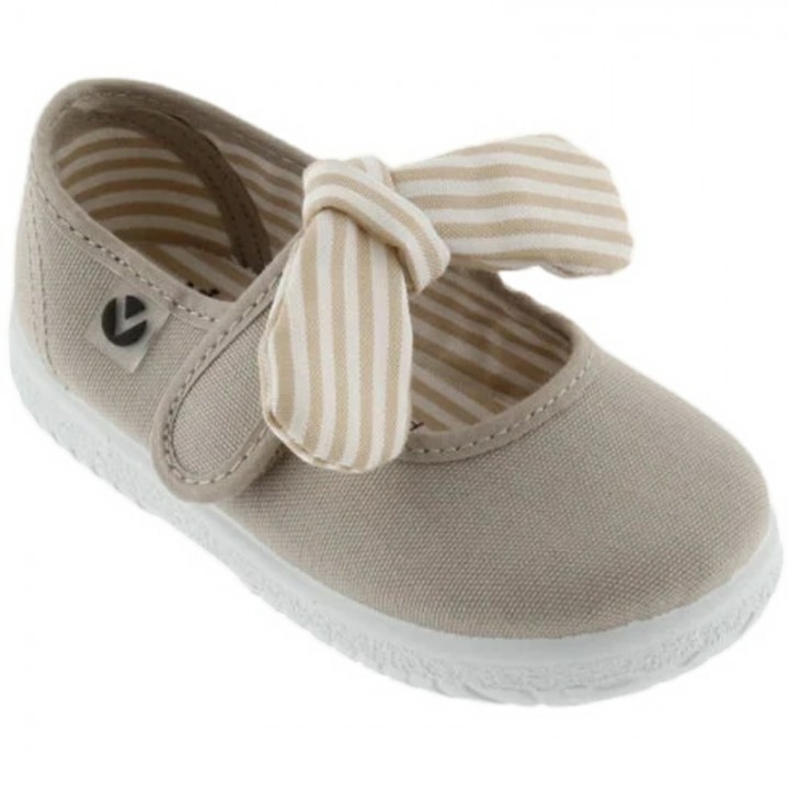 Merceditas Lona Velcro con Lazo Victoria