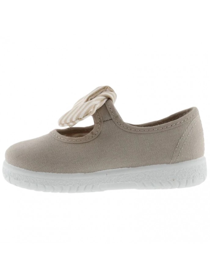 Merceditas Lona Velcro con Lazo Victoria