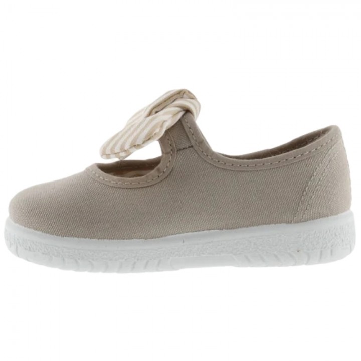 Merceditas Lona Velcro con Lazo Victoria
