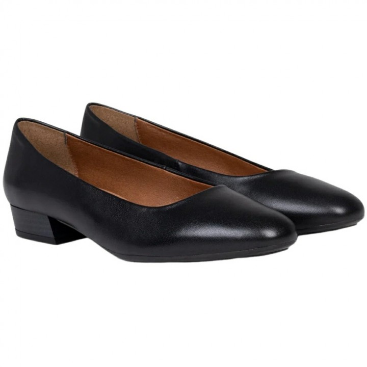 Zapatos de Piel de tacón bajo para Mujer miMao