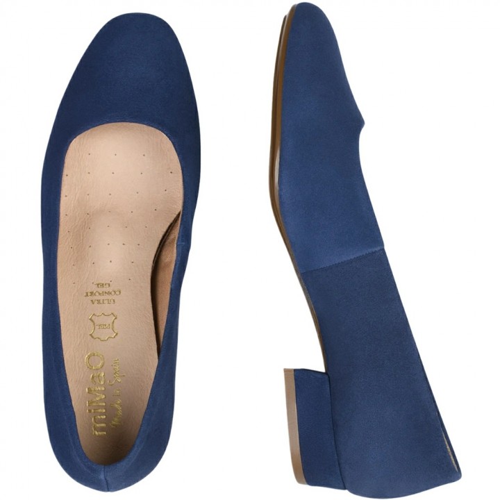 Zapatos de Ante de tacón bajo para Mujer miMao