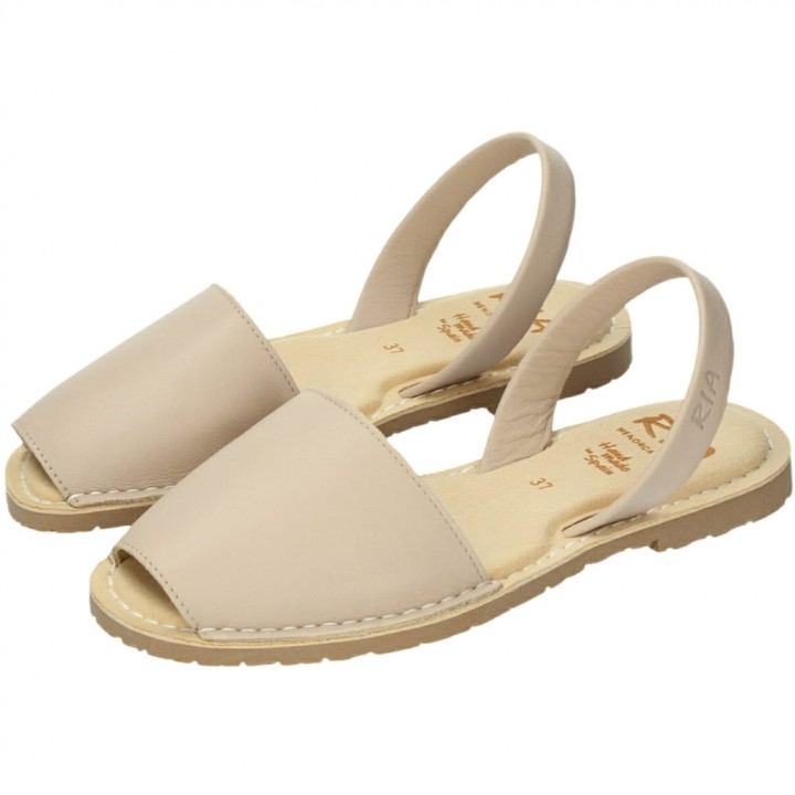 Menorquina Ibicenca Acolchada de Piel Ria Menorca