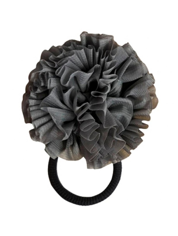 Goma Coletero Moña Flor Clavel Cuini