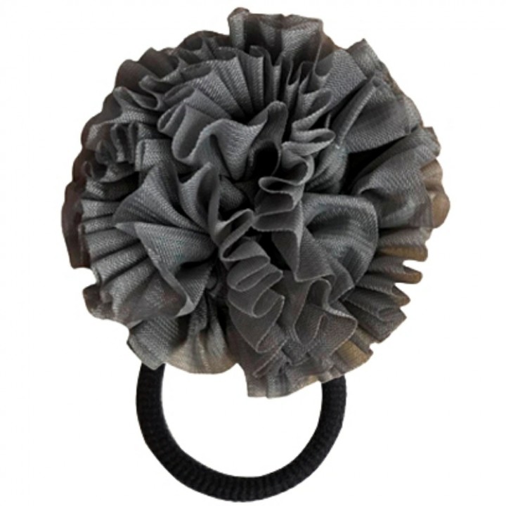 Goma Coletero Moña Flor Clavel Cuini