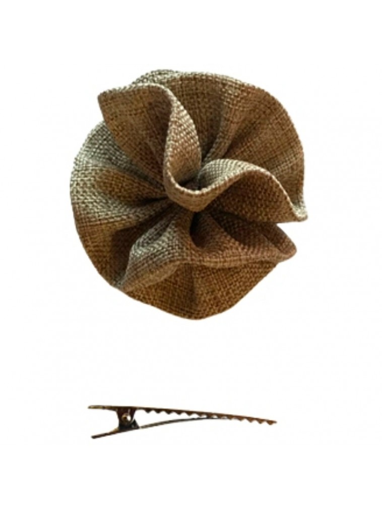 Pinza Moñita Rafia Flor Cuini 2