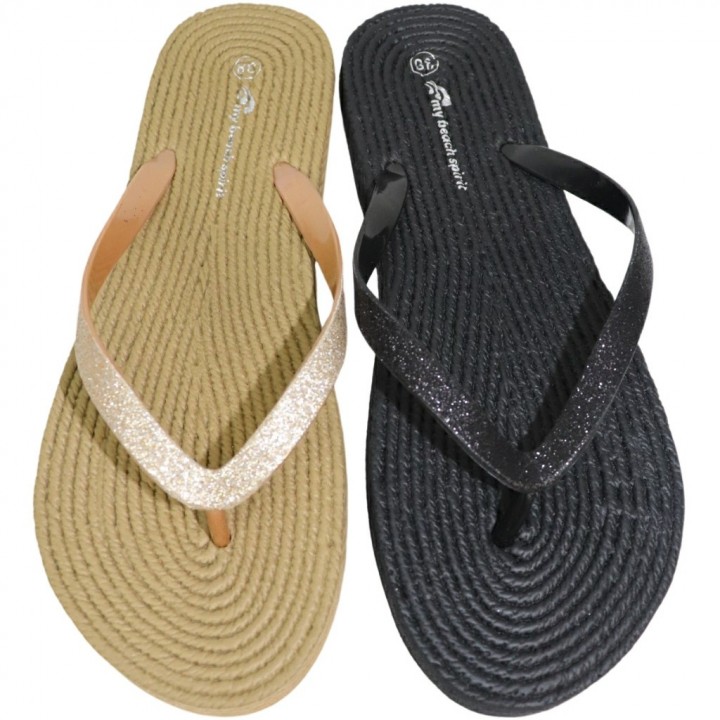Chanclas Cuerdas Glitter My Beach Spirit