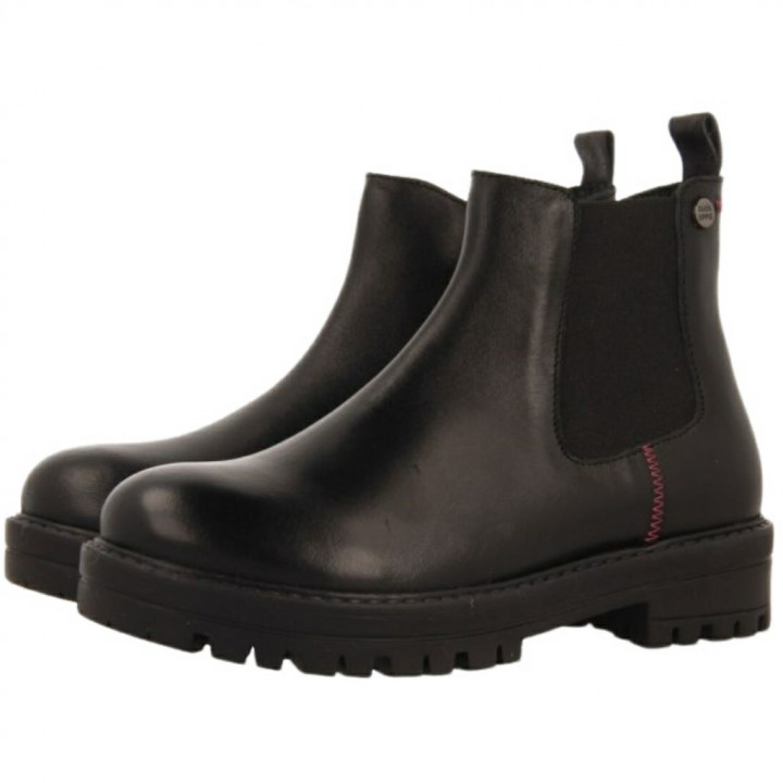 Botines de Piel para niño y niña lazo GIOSEPPO