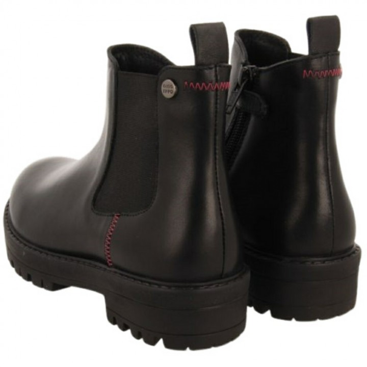 Botines de Piel para niño y niña lazo GIOSEPPO
