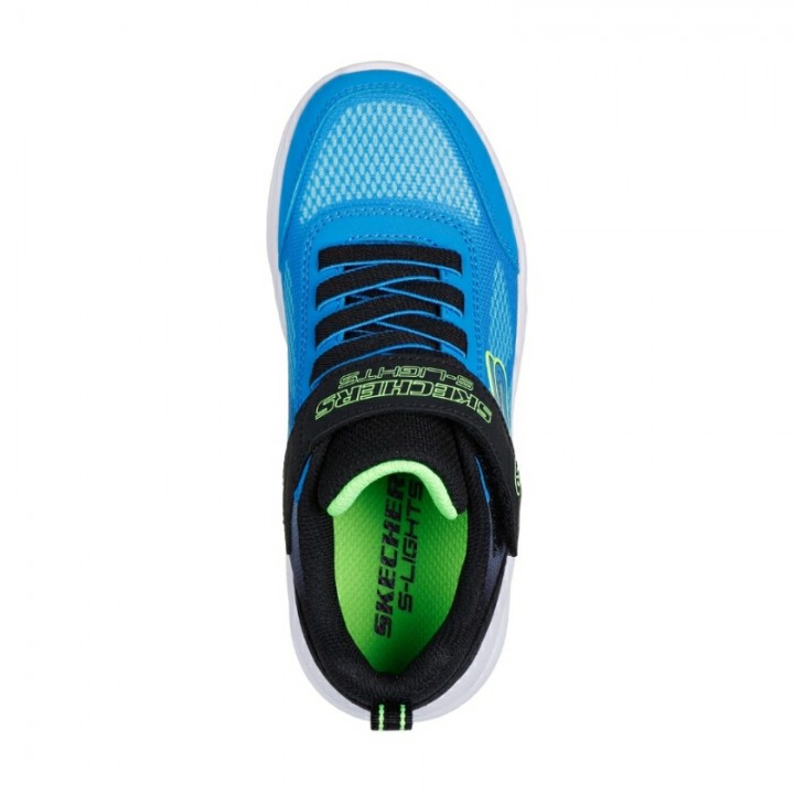 Deportivas para niños con luces velcro Skechers