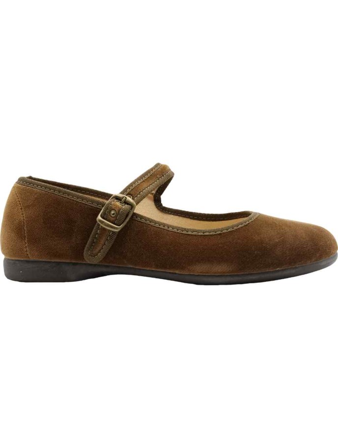 Merceditas Niña Terciopelo Escotada