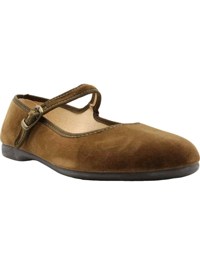 Merceditas Niña Terciopelo Escotada