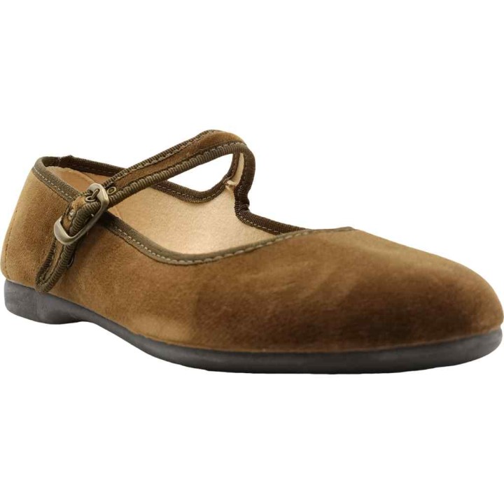 Merceditas Niña Terciopelo Escotada