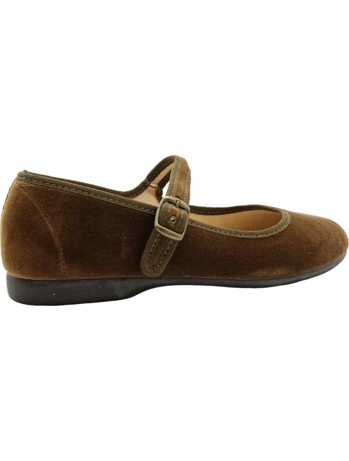 Merceditas Niña Terciopelo Escotada