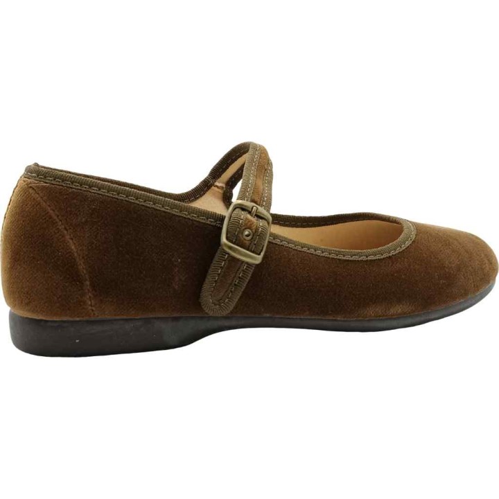 Merceditas Niña Terciopelo Escotada