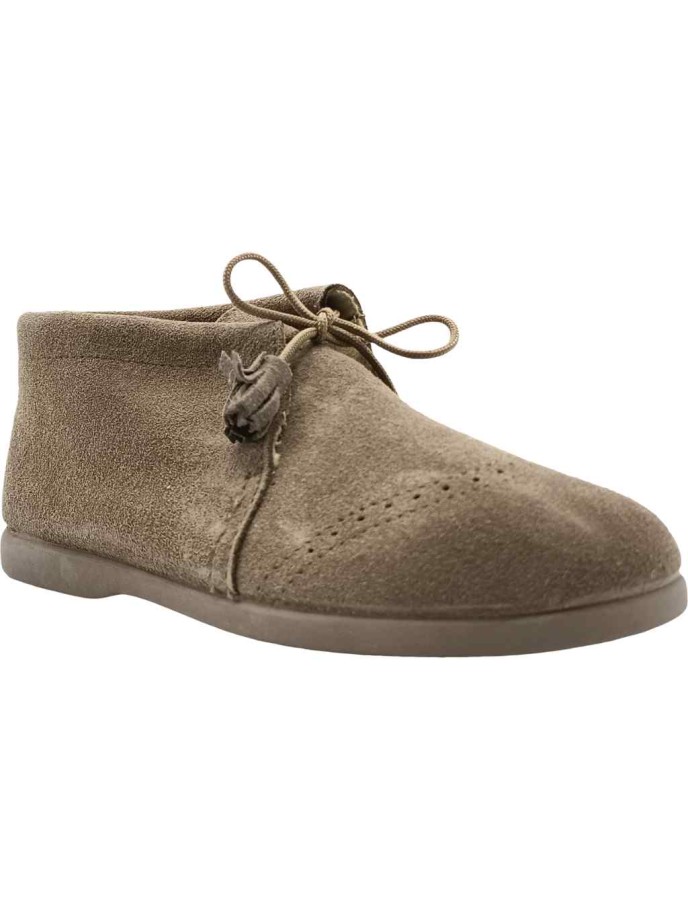 Botas Serraje Picada Cordón