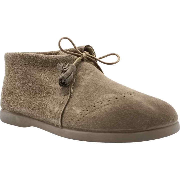 Botas Serraje Picada Cordón