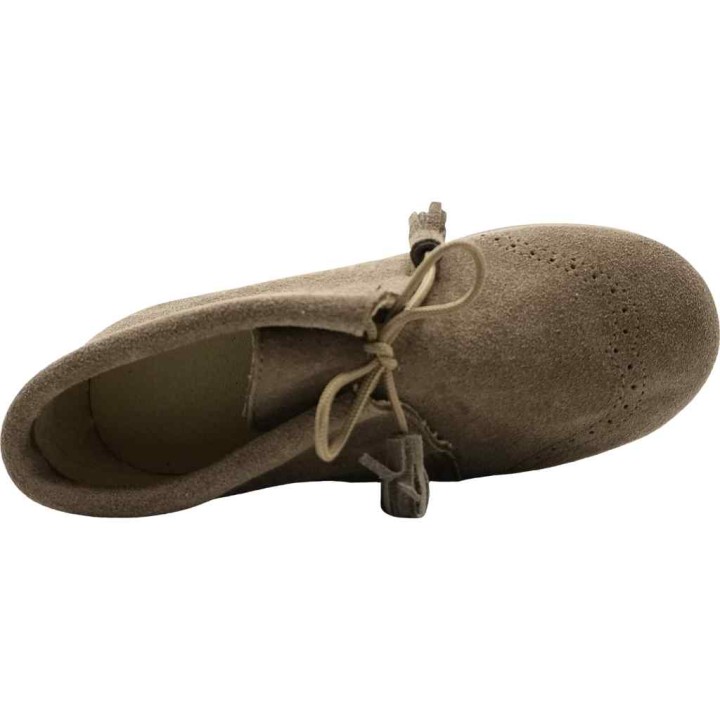 Botas Serraje Picada Cordón