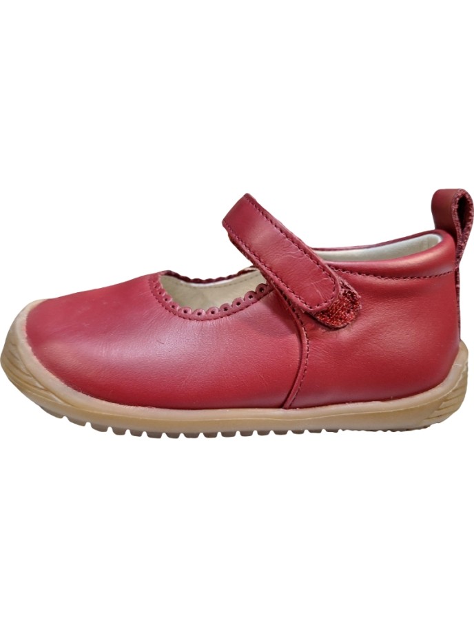 Merceditas Respetuosa Velcro Colegial Piel