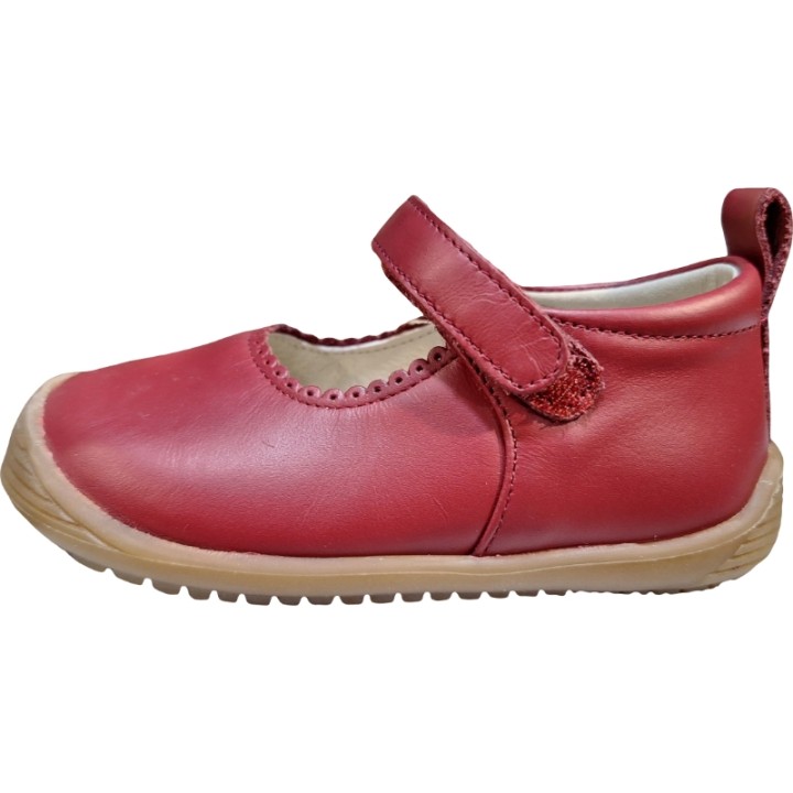 Merceditas Respetuosa Velcro Colegial Piel