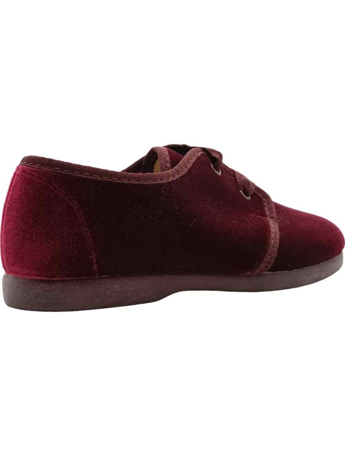 Zapato blucher terciopelo Tokolate