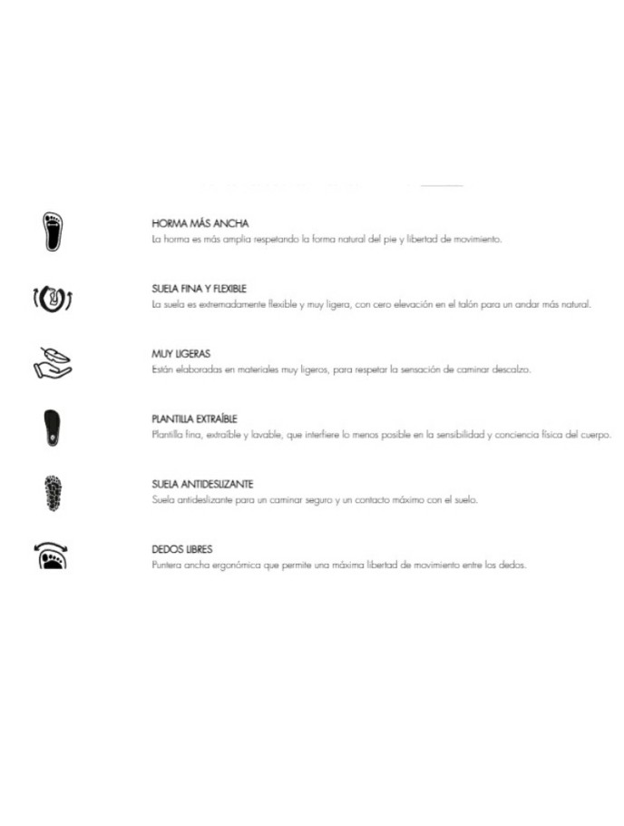 Zapatillas Barefoot con Refuerzo Victoria