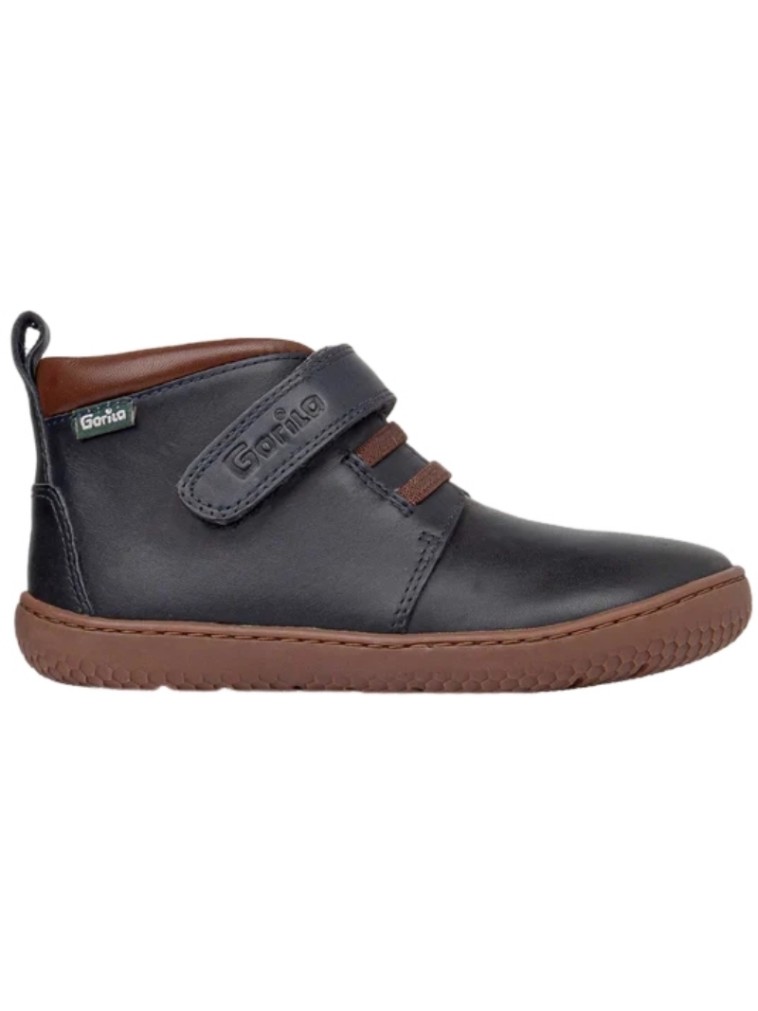 Botas Barefoot de Piel con velcro Gorila