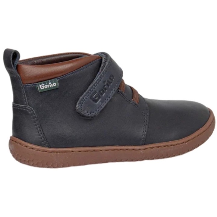 Botas Barefoot de Piel con velcro Gorila