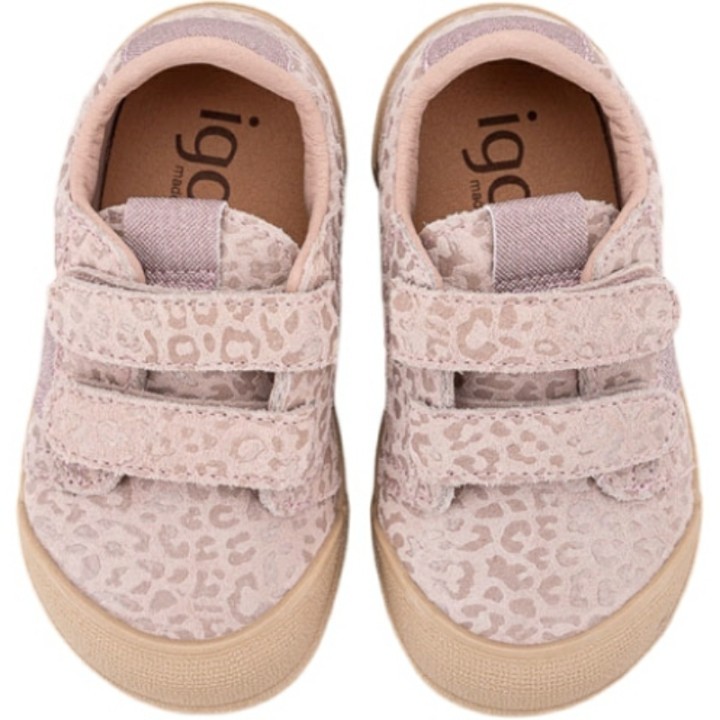 Zapatillas Barefoot Serraje Tennis Leopardo Igor