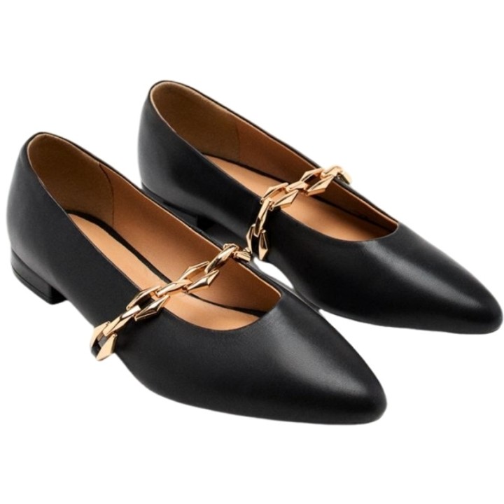 Bailarinas de Piel con Cadena Hallie GIOSEPPO