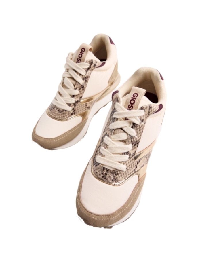 Deportivas Combinadas Piel Cuña Hemlock GIOSEPPO