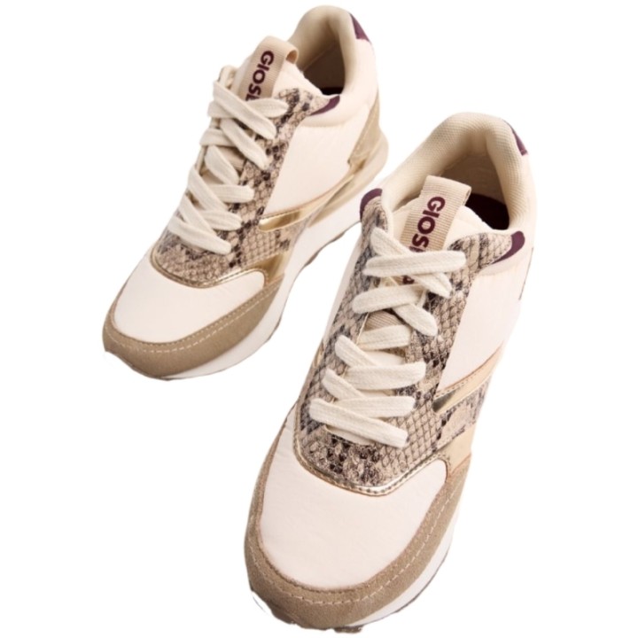 Deportivas Combinadas Piel Cuña Hemlock GIOSEPPO