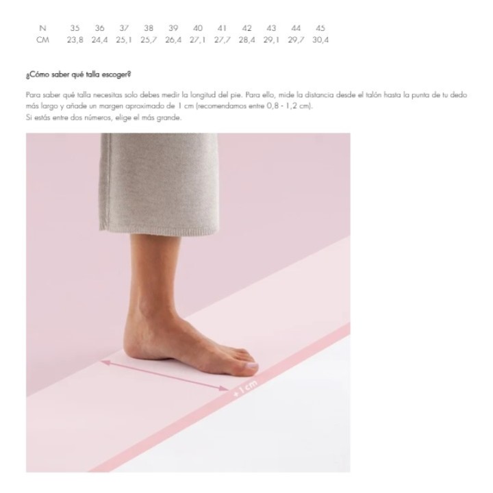 Zapatillas V puntera combinada de Victoria