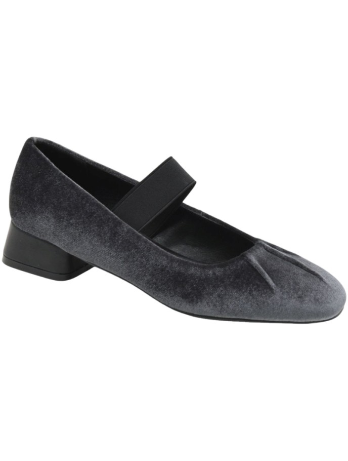 Merceditas Bailarinas Terciopelo Tacón Azarey