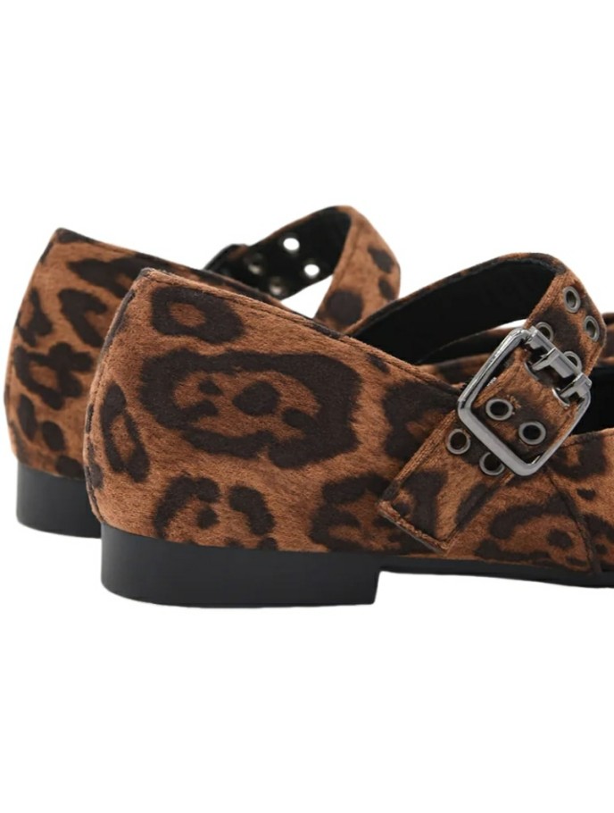 Bailarinas con Hebilla Animal Print Azarey