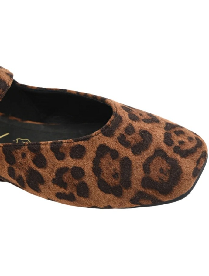Bailarinas con Hebilla Animal Print Azarey