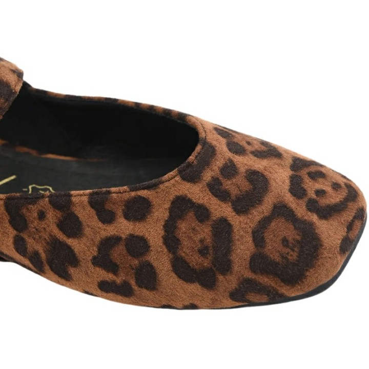 Bailarinas con Hebilla Animal Print Azarey