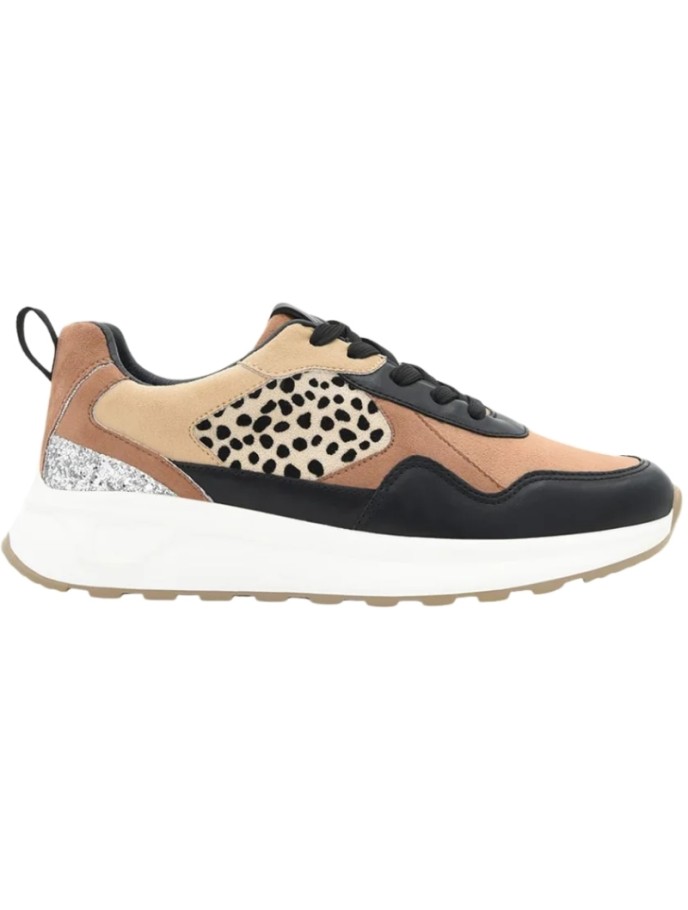 Deportivas Combi Animal Print Cuña Mujer Azarey