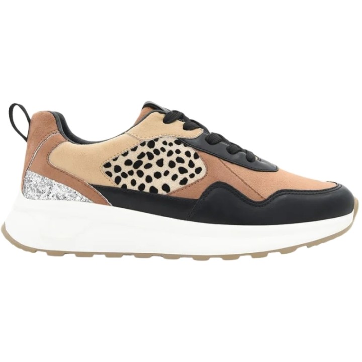 Deportivas Combi Animal Print Cuña Mujer Azarey