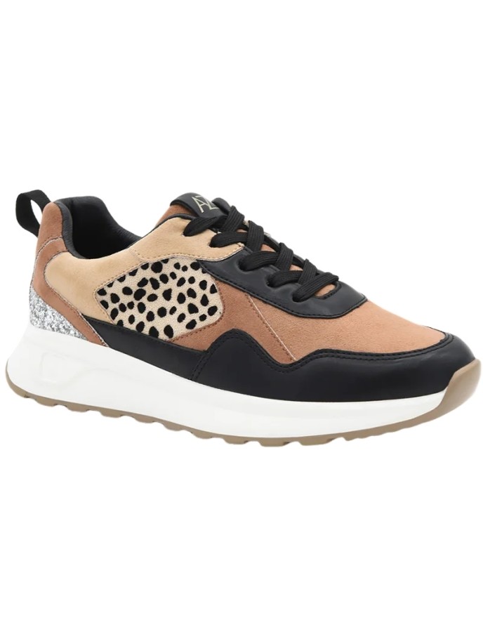 Deportivas Combi Animal Print Cuña Mujer Azarey