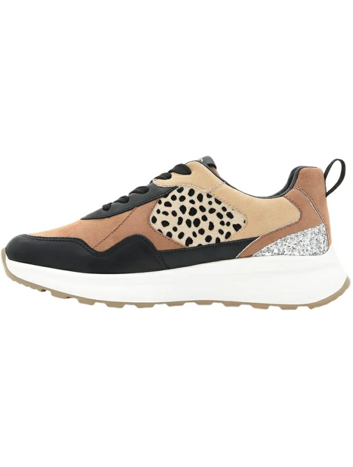Deportivas Combi Animal Print Cuña Mujer Azarey