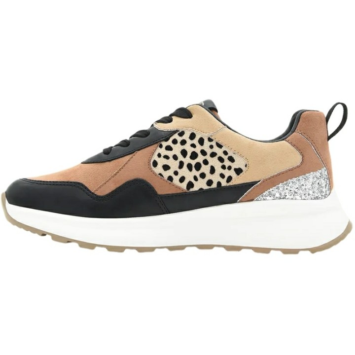 Deportivas Combi Animal Print Cuña Mujer Azarey